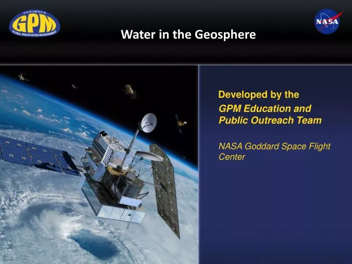 developed by the gpm education and public outreach team nasa goddard space flight center