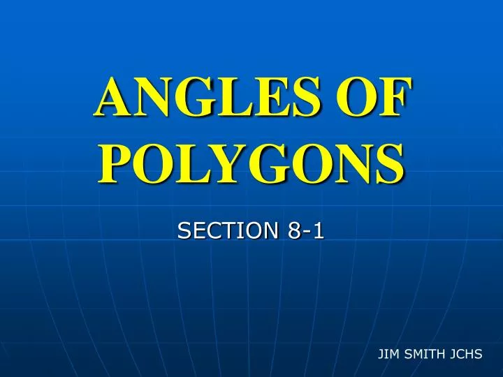 angles of polygons