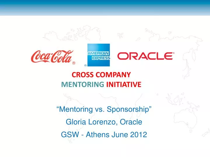 mentoring vs sponsorship gloria lorenzo oracle gsw athens june 2012