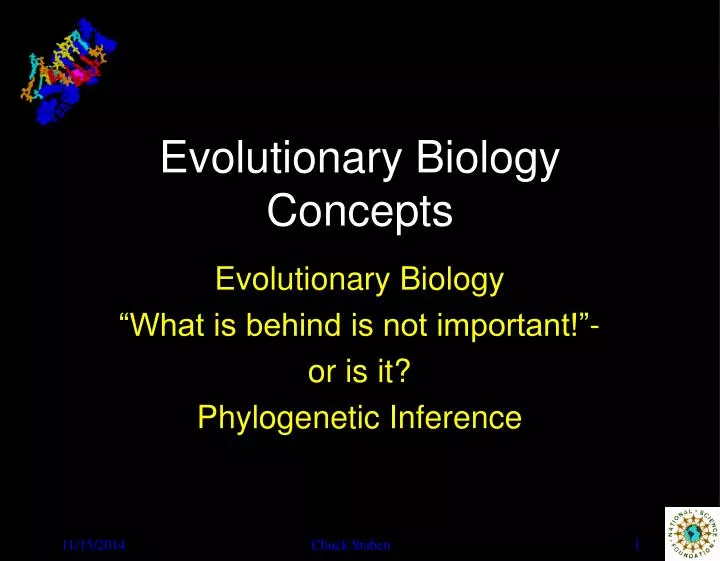 evolutionary biology concepts