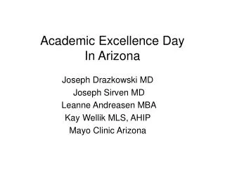 Academic Excellence Day In Arizona
