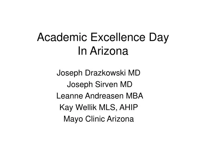 academic excellence day in arizona