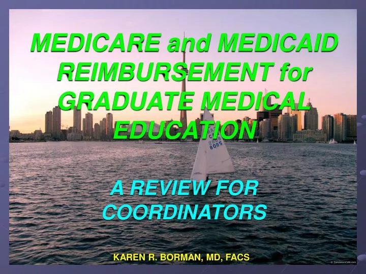 medicare and medicaid reimbursement for graduate medical education