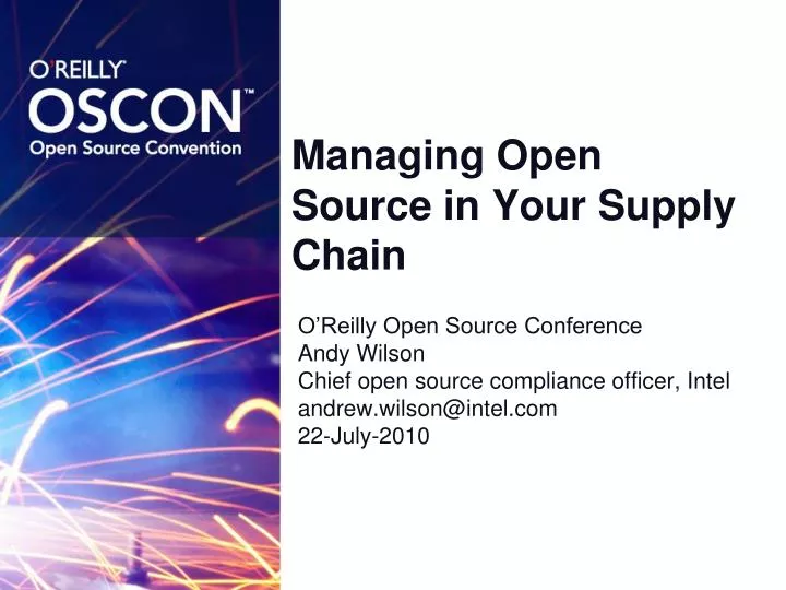 managing open source in your supply chain