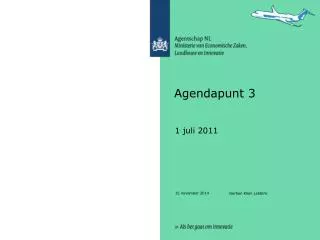 Agendapunt 3