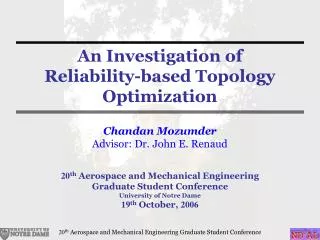 An Investigation of Reliability-based Topology Optimization