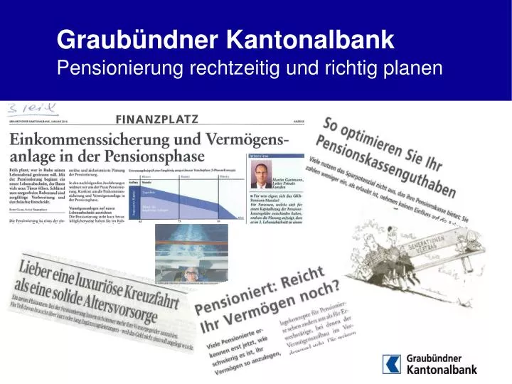 graub ndner kantonalbank pensionierung rechtzeitig und richtig planen