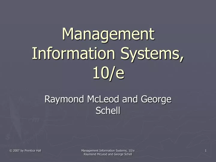 management information systems 10 e