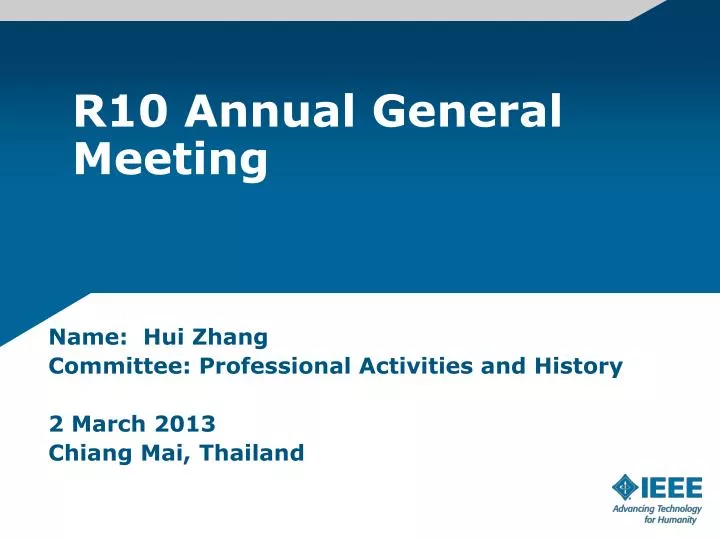 r10 annual general meeting