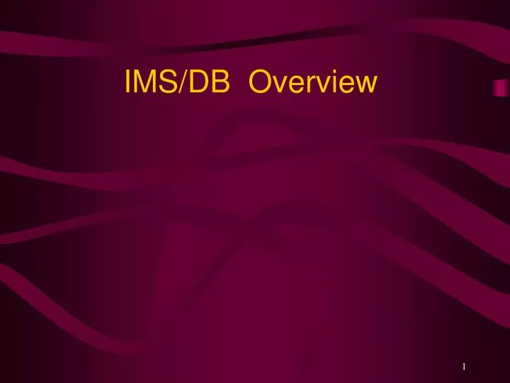 ims db overview