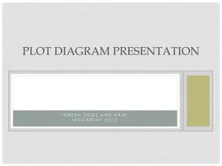 Plot Diagram Presentation