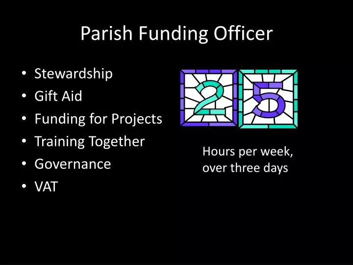 parish funding officer