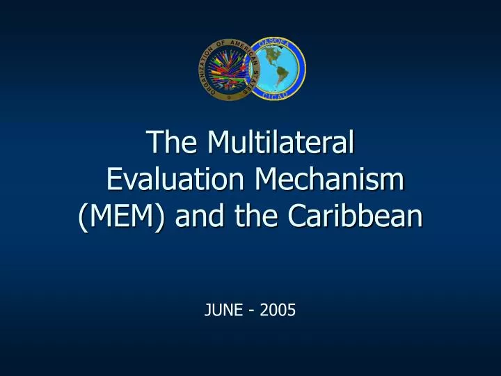 the multilateral evaluation mechanism mem and the caribbean