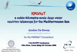 KM3NeT a cubic-kilometre-scale deep water neutrino telescope for the Mediterranean Sea