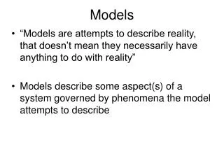 models