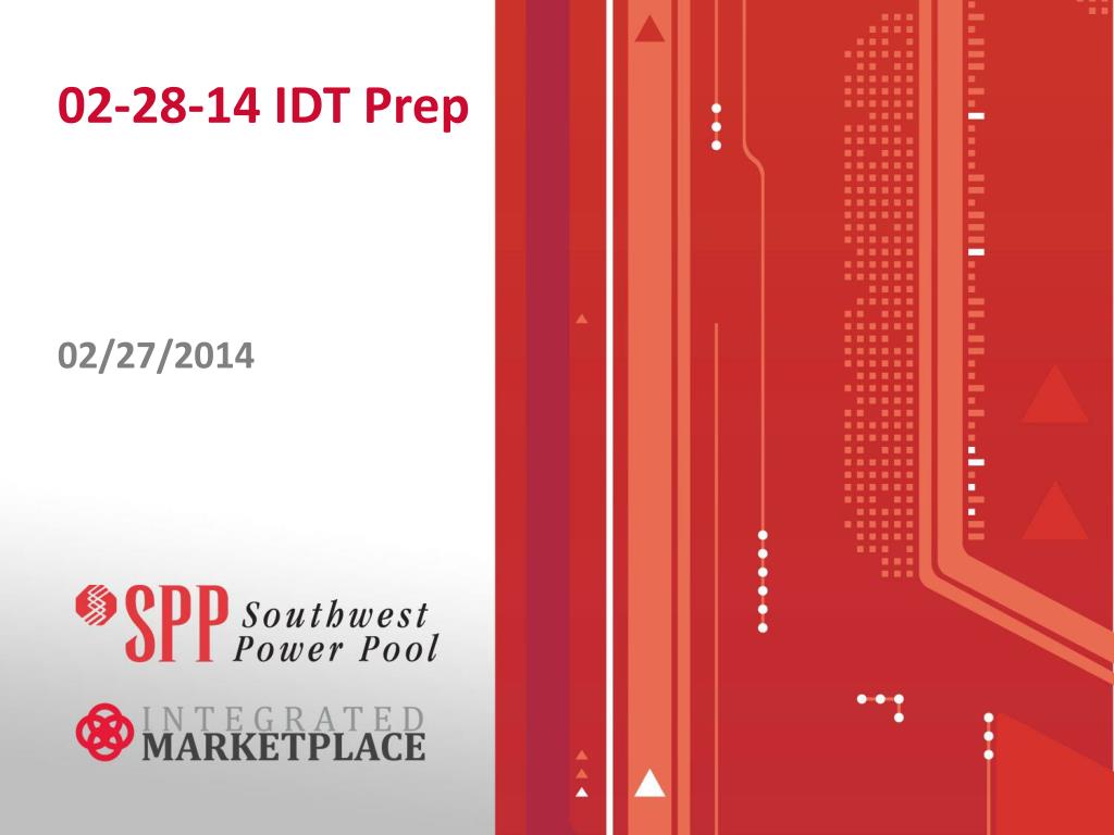 Shell Idt PPT - IDT Reminders and Updates: Call Schedule, Regulation Deployment ...