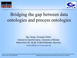 Bridging the gap between data ontologies and process ontologies