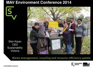 MAV Environment Conference 2014