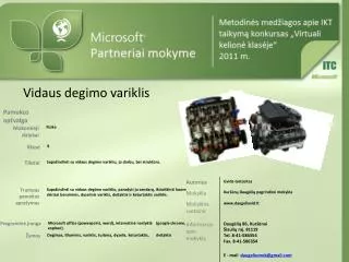 vidaus degimo variklis