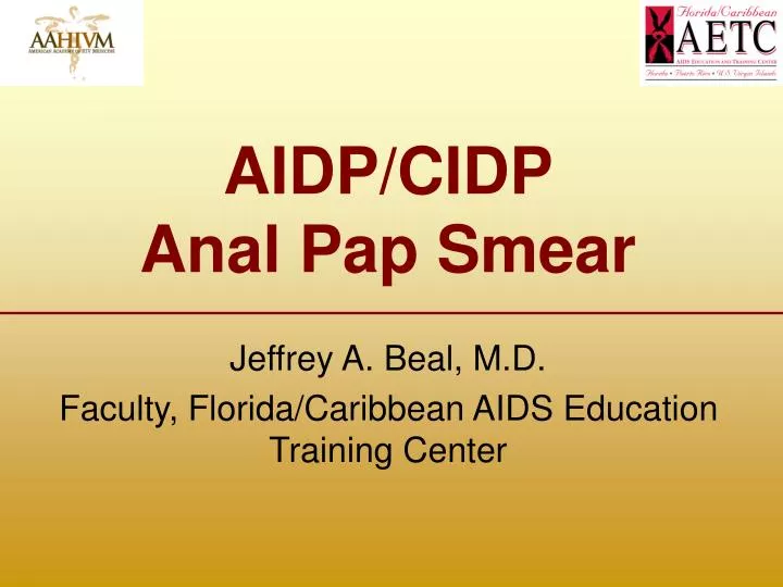 aidp cidp anal pap smear