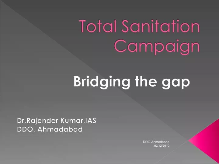 total sanitation campaign