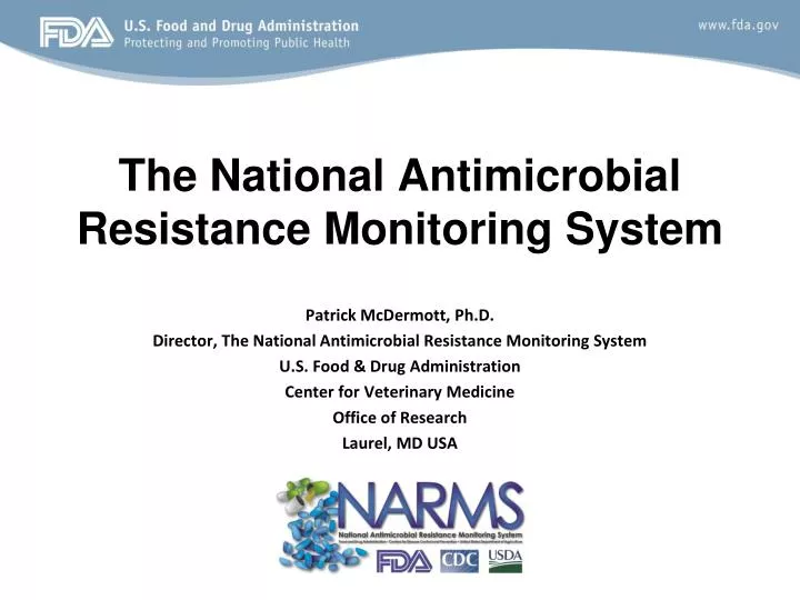 the national antimicrobial resistance monitoring system