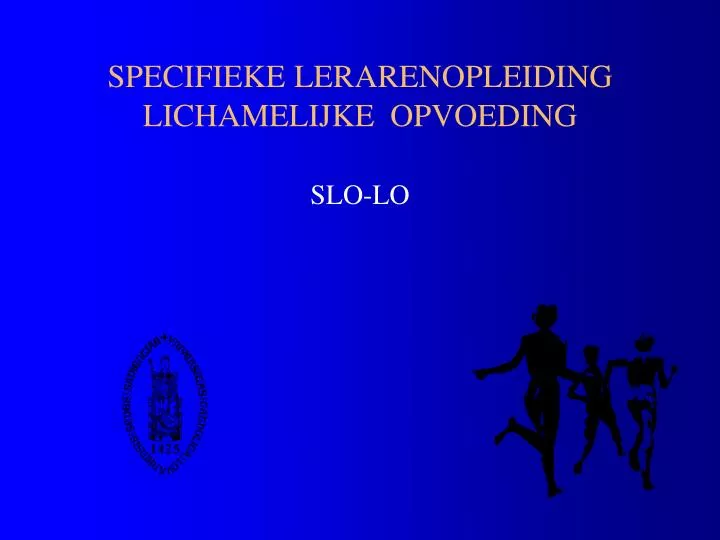 specifieke lerarenopleiding lichamelijke opvoeding