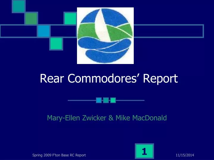 rear commodores report