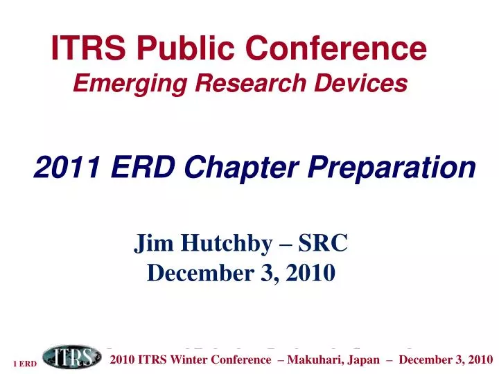 itrs public conference emerging research devices