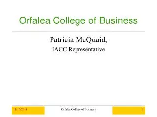 Orfalea College of Business