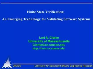 Finite State Verification: An Emerging Technology for Validating Software Systems