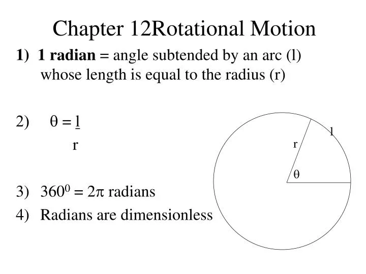 chapter 12rotational motion