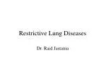 Restrictive Lung Diseases - slide 1