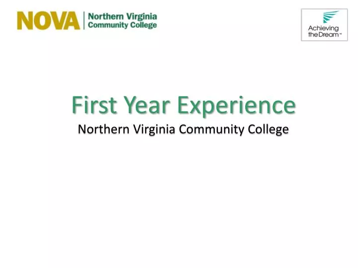 first year experience northern virginia community college