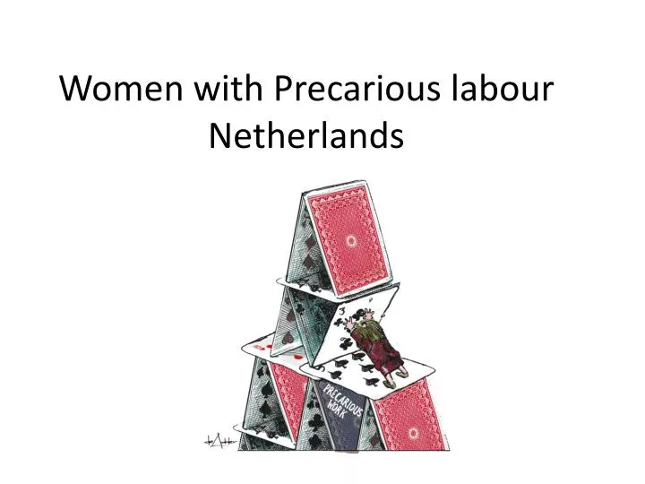 women with precarious labour netherlands