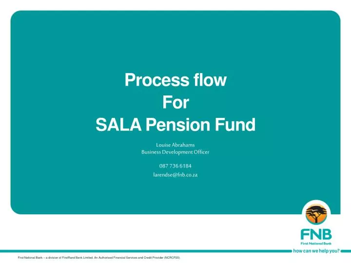 process flow for sala pension fund