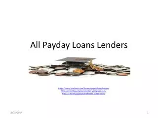 All Payday Loans Lenders