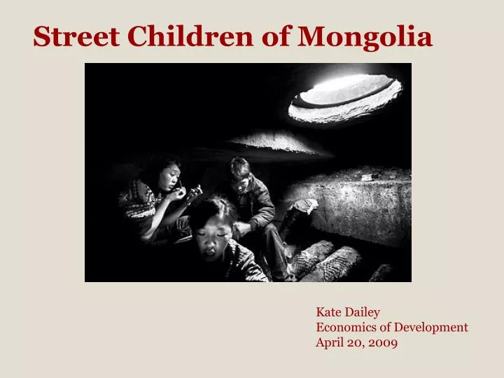 street children of mongolia