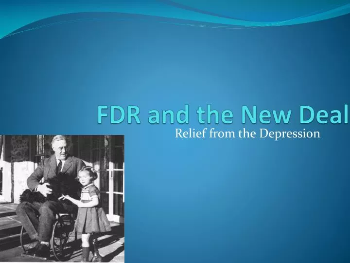 fdr and the new deal