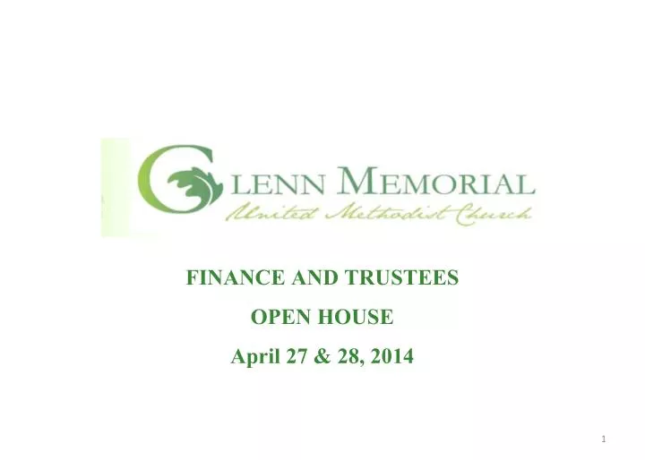 finance and trustees open house april 27 28 2014