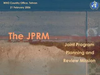 The JPRM