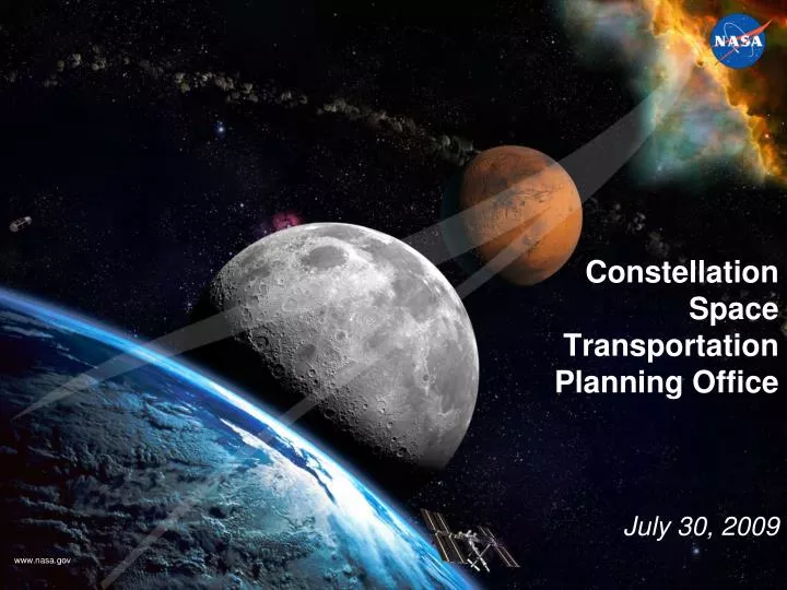 constellation space transportation planning office july 30 2009
