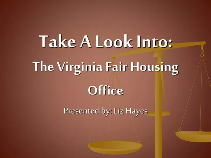 take a look into the virginia fair housing office