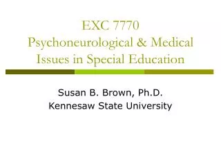 exc 7770 psychoneurological medical issues in special education