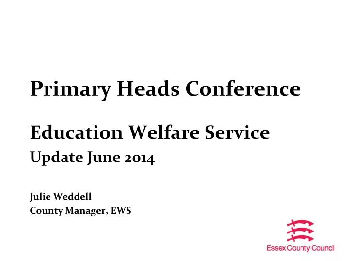 primary heads conference