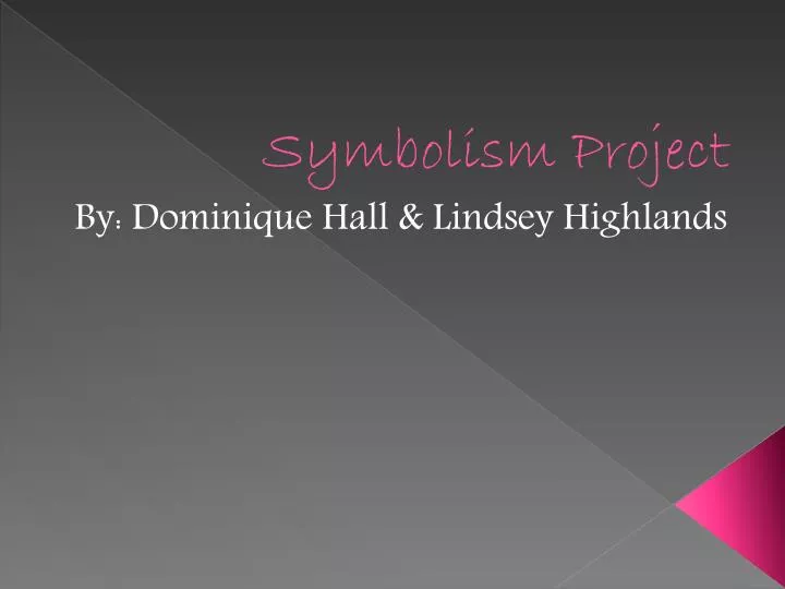 symbolism project