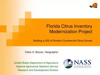 Florida Citrus Inventory Modernization Project