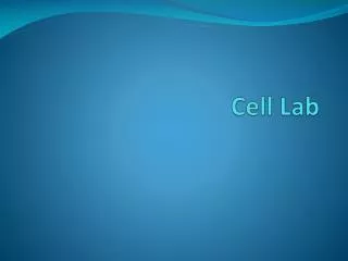 Cell Lab