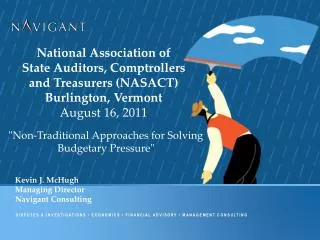 &quot;Non-Traditional Approaches for Solving Budgetary Pressure&quot;