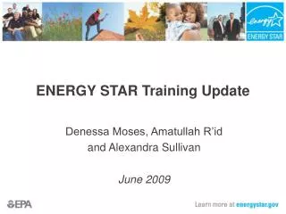 ENERGY STAR Training Update